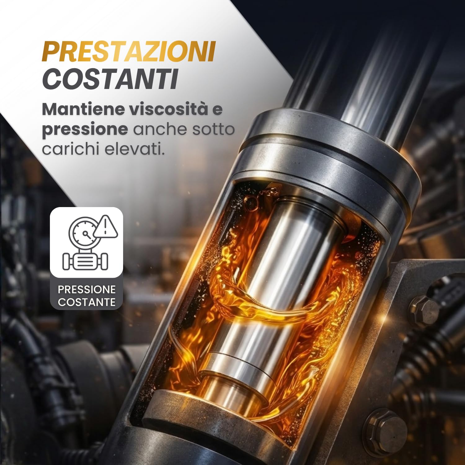 Olio Idraulico ISO VG 32 HLP 1L – Hydraulic Oil Anti-Usura e Anti-Schiuma per Muletti, Trattori, Spaccalegna, Transpallet e Pompe Idrauliche – DIN 51524 Parte 2 (ISO L-HM)