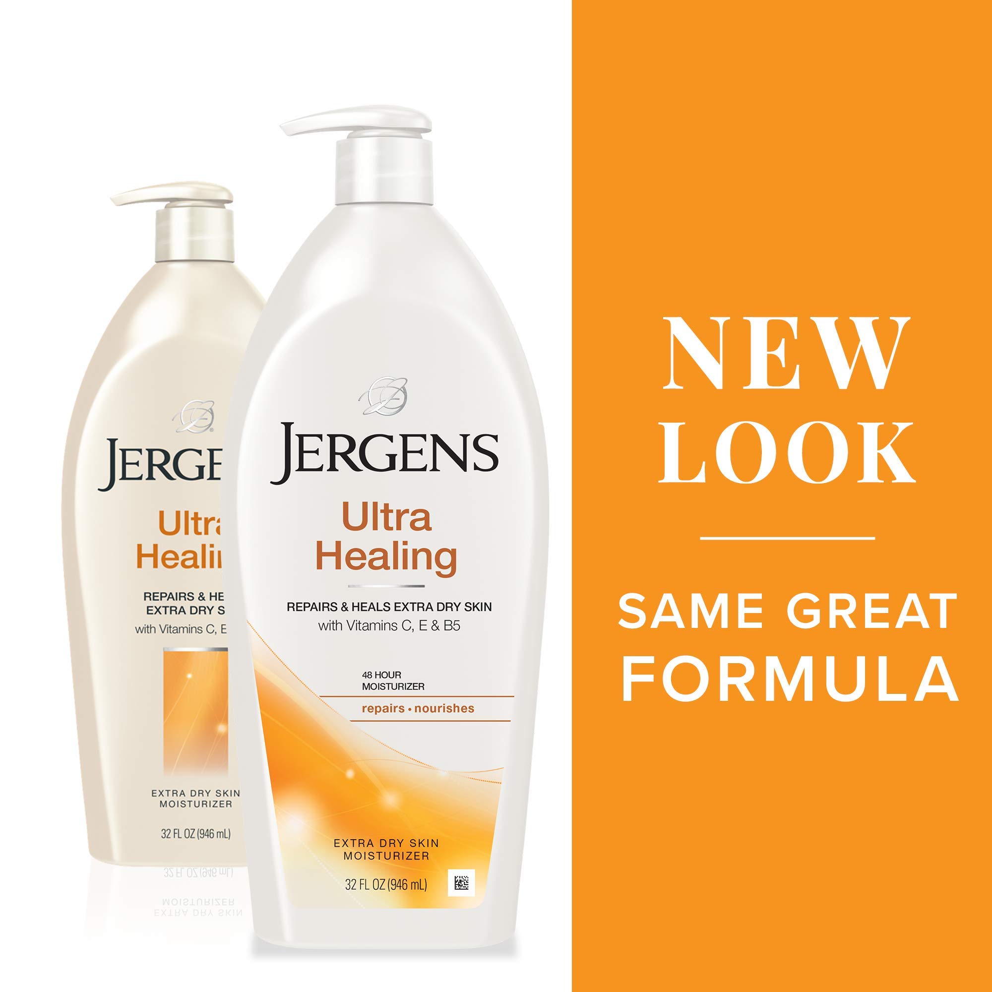 Jergens Ultra Healing Dry Skin Moisturizer, Body and Hand Lotion for