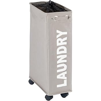 Wenko Corno Pongotodo Saco para La Ropa Sucia 43 L, Poliéster, Beige