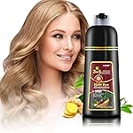leorx Hair Dye shampoo, 3 In 1 Blonde Brown Color Shampoo Hair Dye For Refresh Hair Instant Herbal Coloring Shampoo For Women&Men - Tintes Para El Cabello Profesional