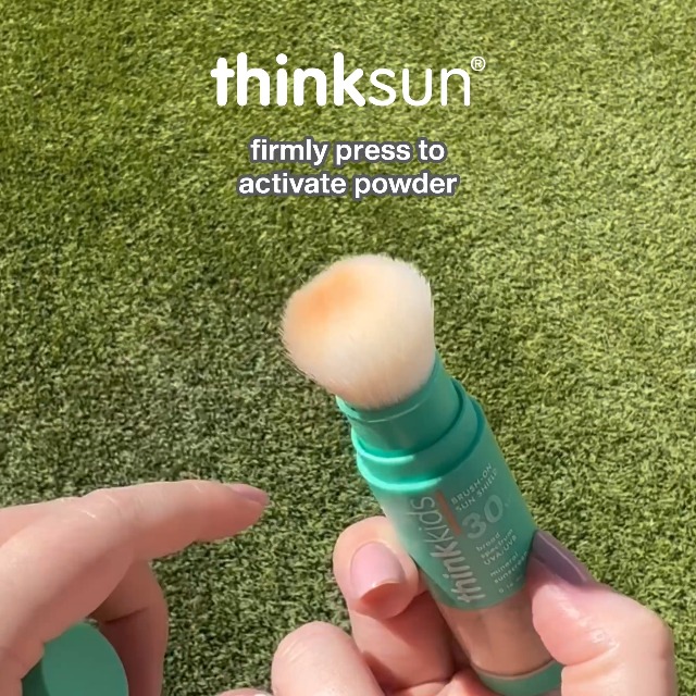 Amazon.com: Thinkkids Brush-On Sun Shield Powder Sunscreen, 0.16