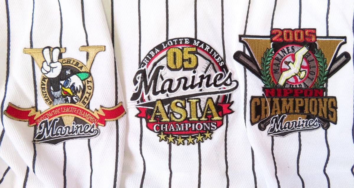 Amazon.co.jp: NPB 三冠パッチ 千葉ロッテ マリーンズ ホーム用 