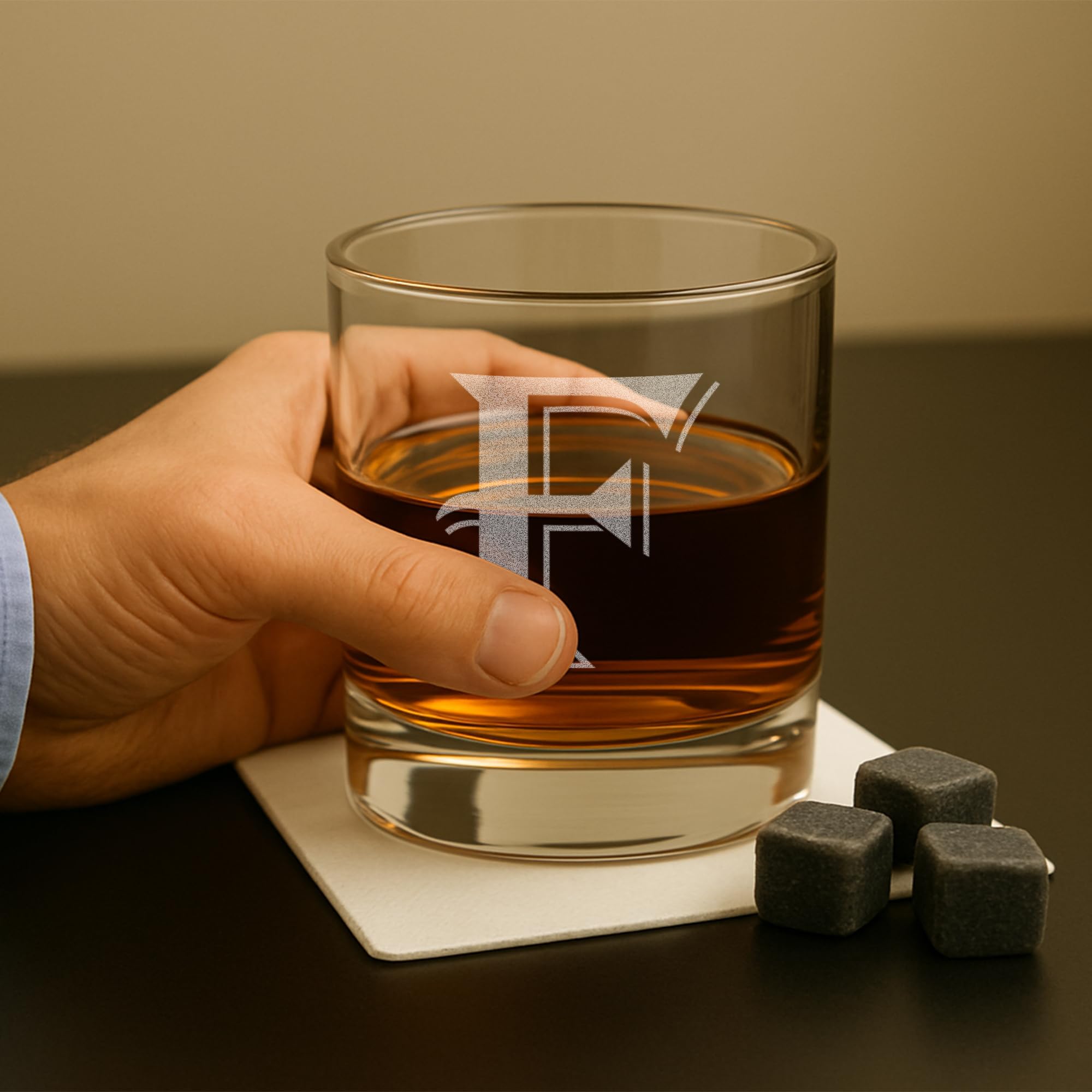 4 piezas de 11 oz grabado Heavy Base rocas gafas elegante vidrio uso como un multiusos bebidas cristal o como un rocas vidrio regalo perfecto para cualquier especial occasion- por: sobre la Rox