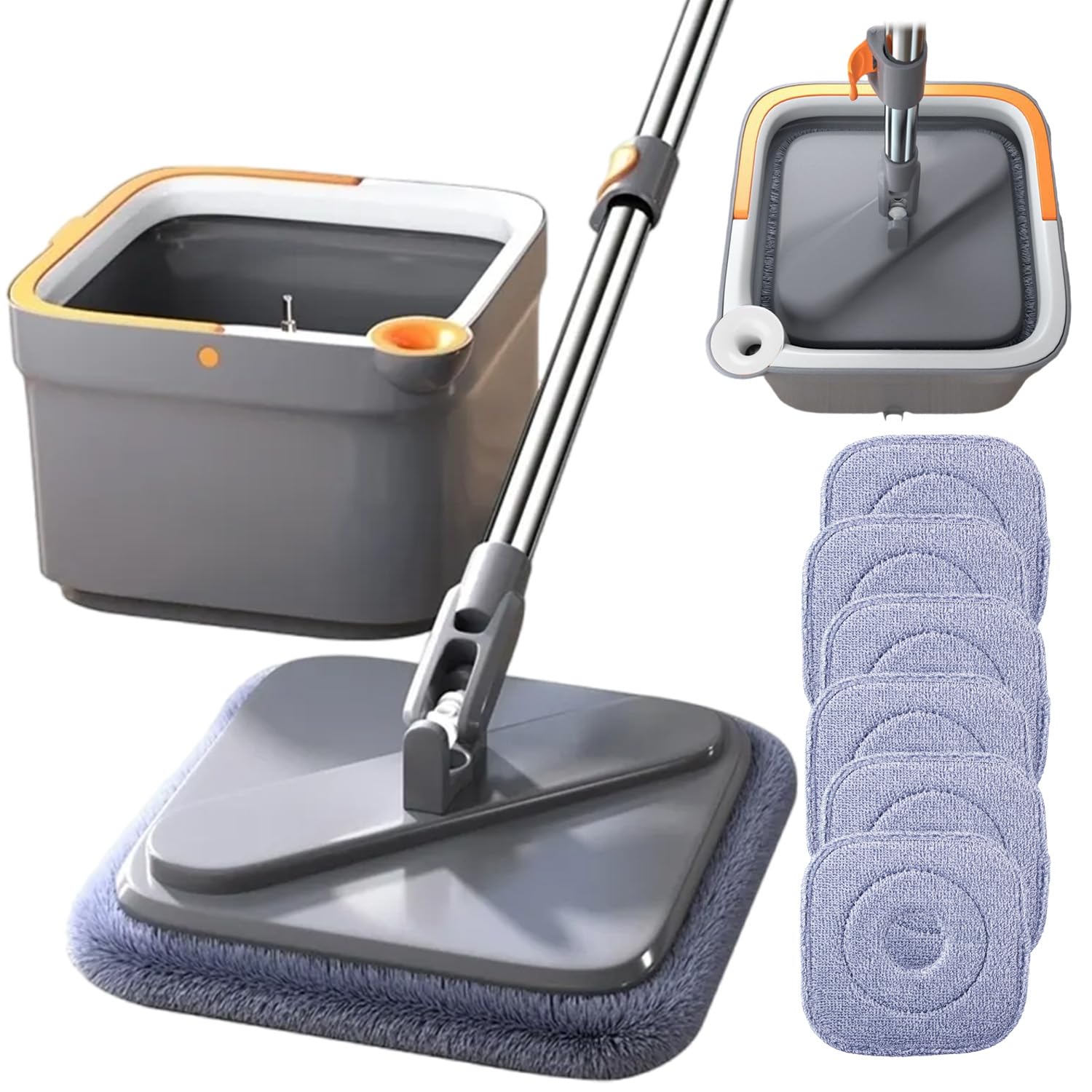 Buy Spin Mop M16, Spin Mop with Cleaning Bucket, Mop Bucket with