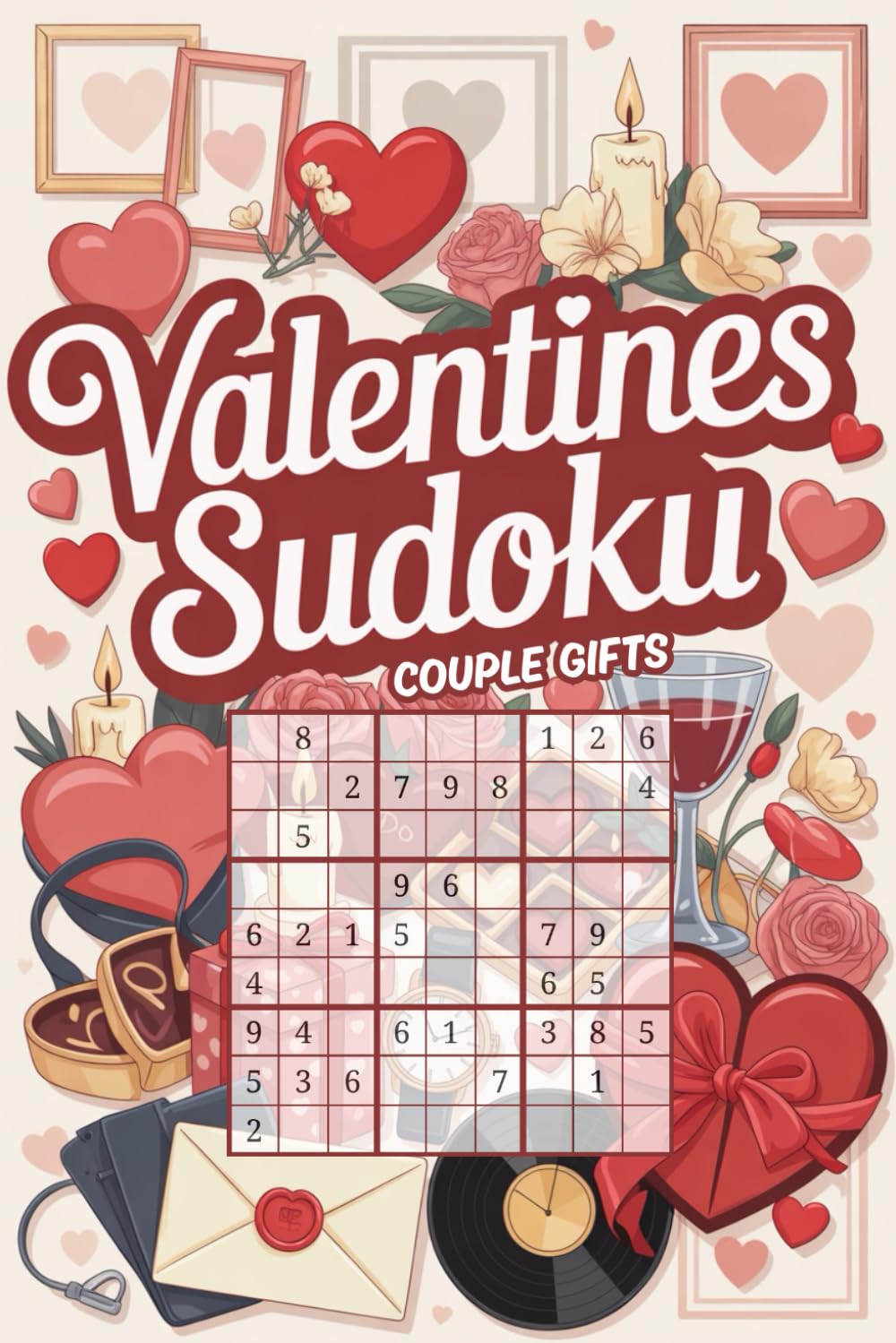 Couple Gifts: Valentines Sudoku for Him and Her: 100 Puzzles with Solutions