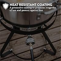 Vista 4 de Gas One Freidora de propano con olla de freidora de 10 cuartos de galón, cesta coladora de aluminio de alta calidad para alitas de pollo y mariscos