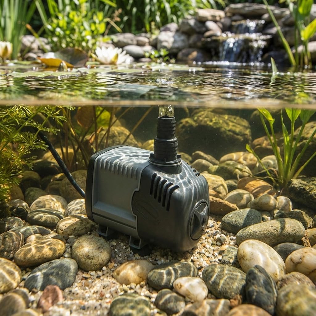 Suinga Bomba de Agua Syncra Silent 2150 L/h Máxima elevación 2m | Bomba de Acuario Estanque Pecera Silenciosa | Mini Bomba de Agua Sumergible
