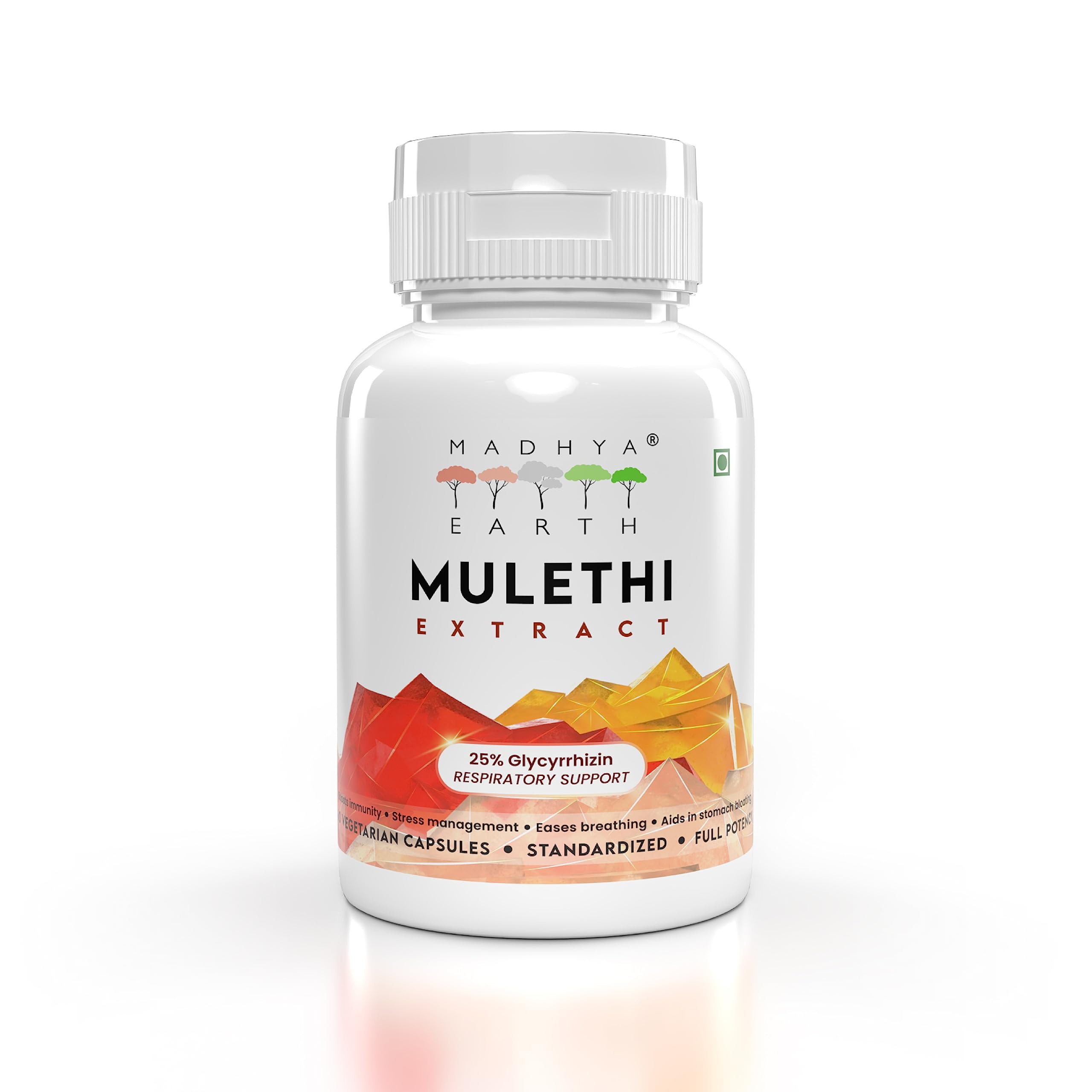 Madhya Earth Mulethi Extract Veg Capsules | 25% Glycyrrhizin | 650mg | Stomach Coolant | Healthy Digestion | Immunity Booster | 650mg | Vegetarian | Ayurvedic | Highest Strength-picture-17