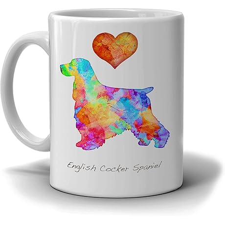 Personalized English Cocker Spaniel Dog Breed Mug