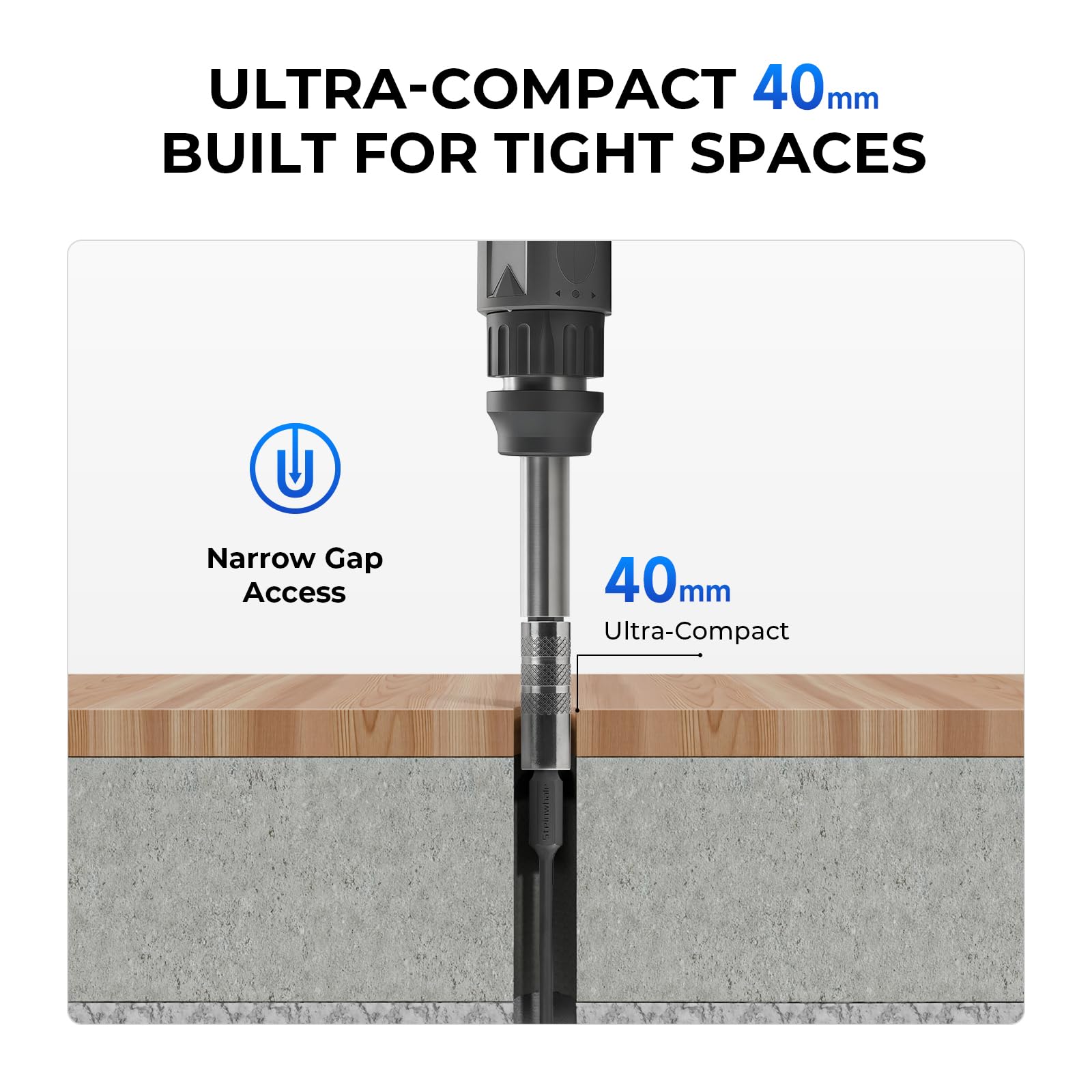 40mm Stubby Magnetic Extension Bit Holder 3Pack — Amazon image 3