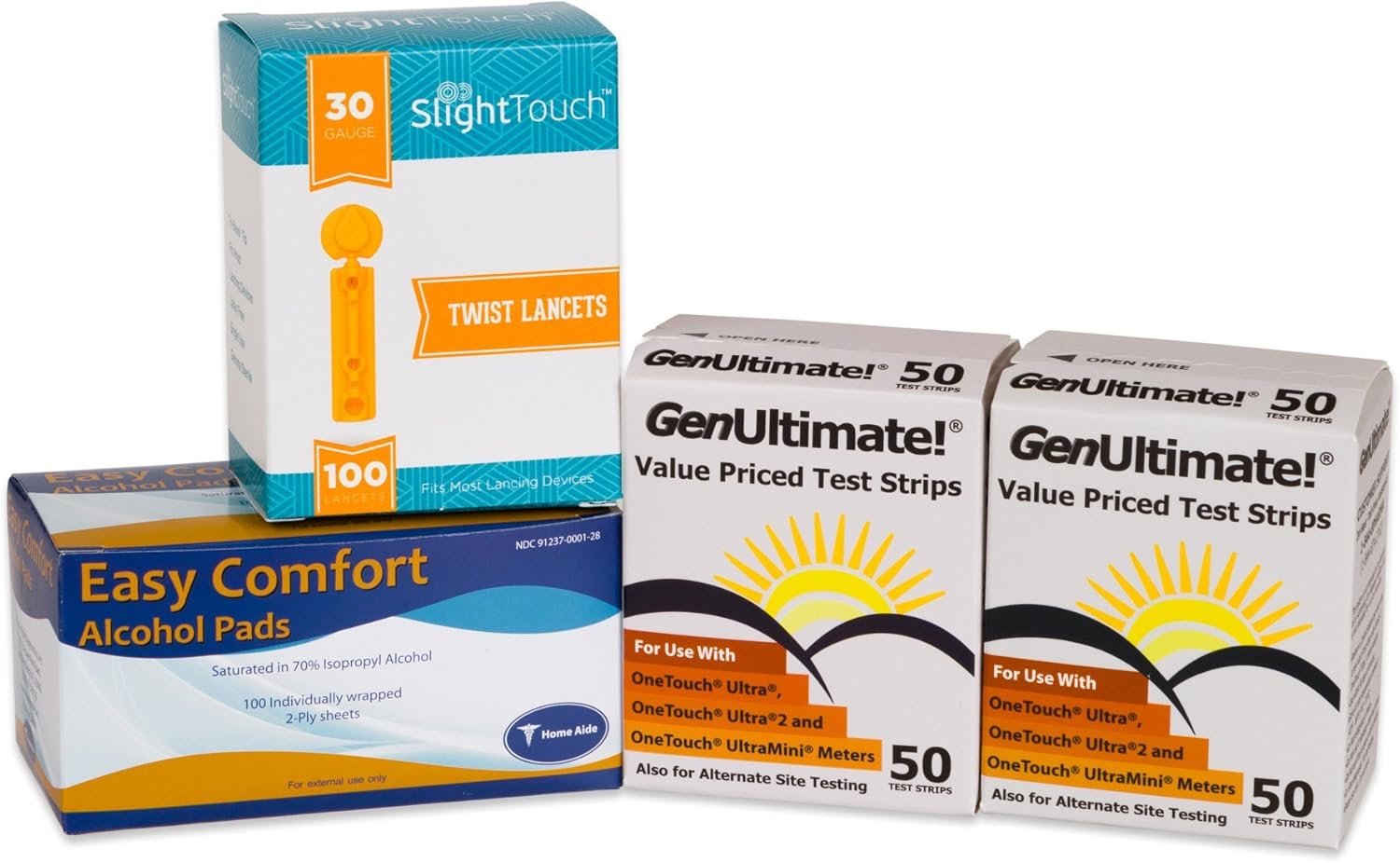 GenUltimate Blood Glucose Test Strips for Use with One