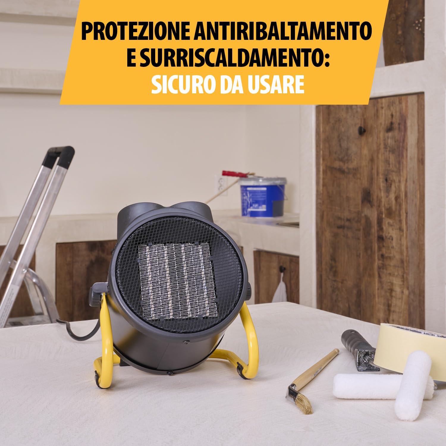 Tristar Termoventilatore Ceramica KA-5060, 2000 watt, PTC ceramica, Nero
