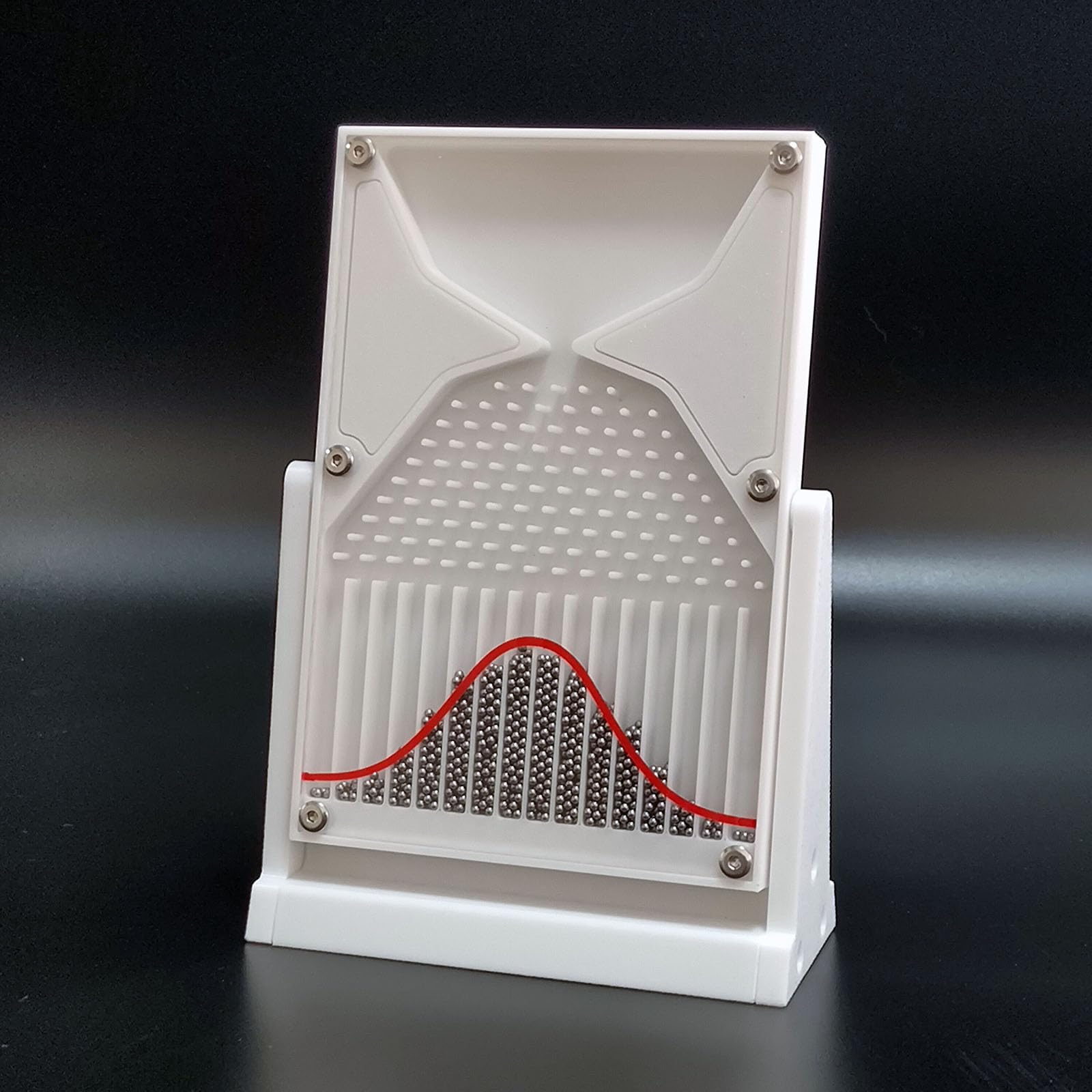 Generico Tavola di Galton per dimostrazioni statistiche, Strumento didattico per Laboratori di Fisica scolastici