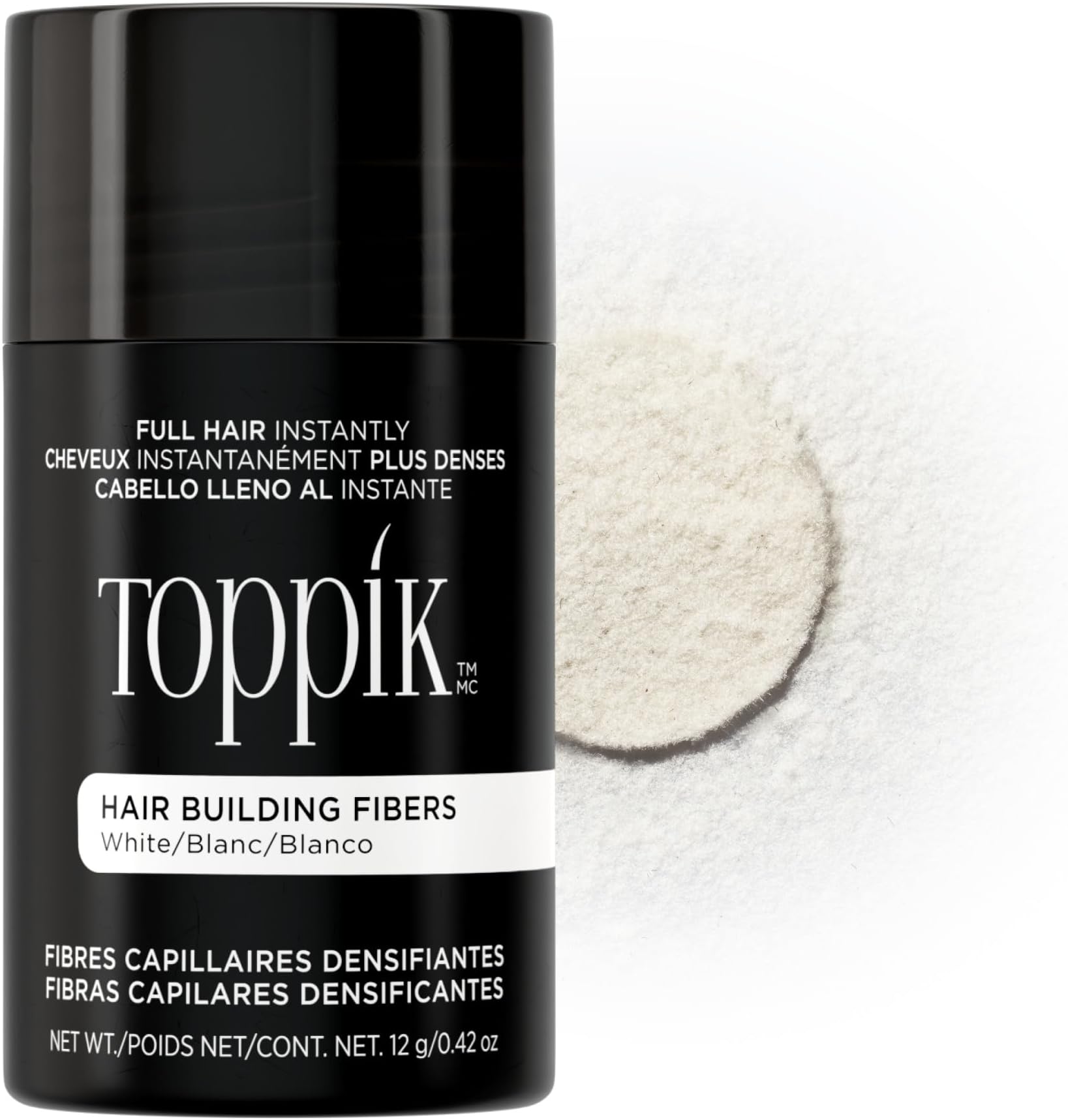 Hair Building Fibers, Fill In Fine or Thinning Hair Instantly Thicker, Fuller Looking Hair 9 Shades,4 size options