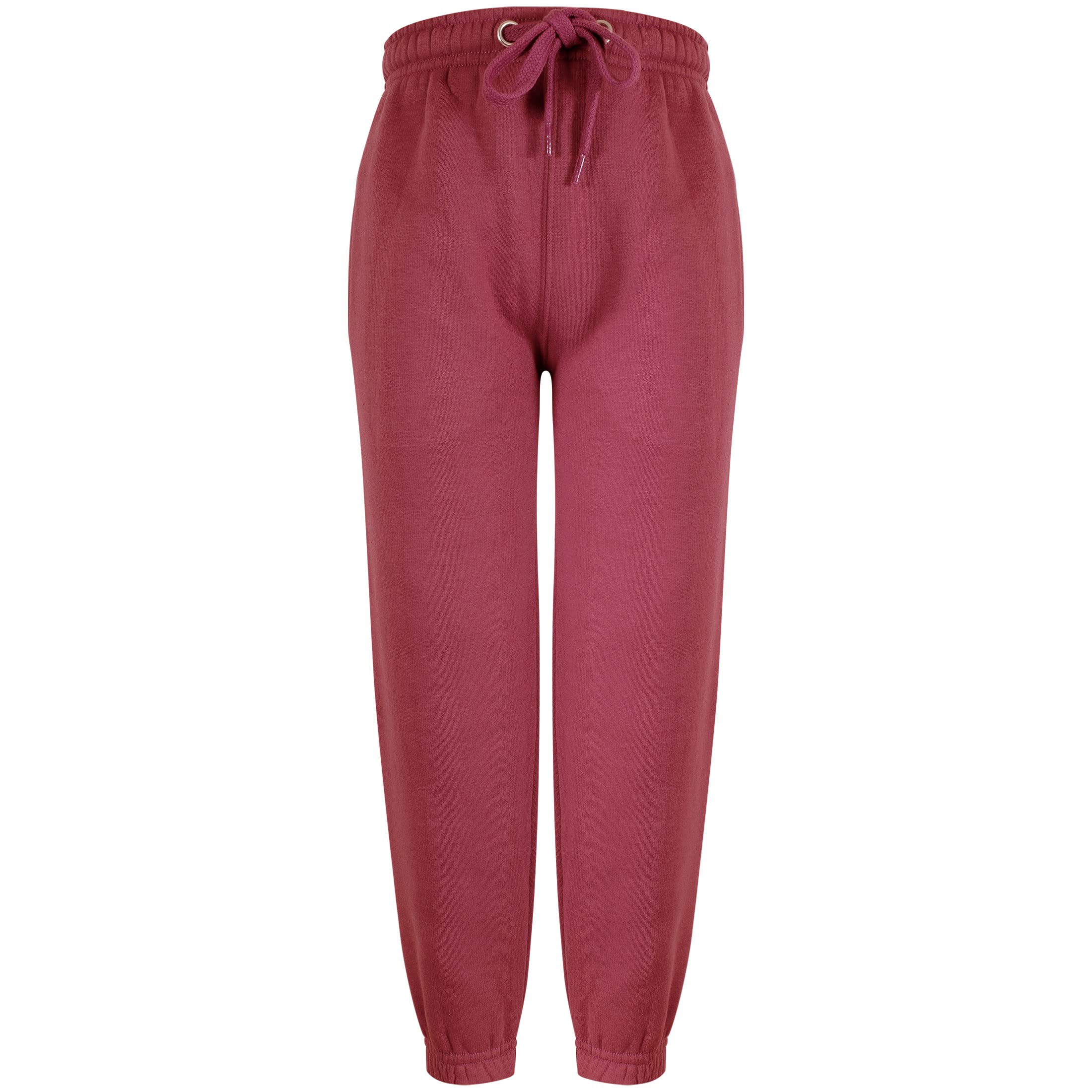 A2Z 4 Kids Fleece Joggers Tracksuit - Fleece Trouser Wine 13