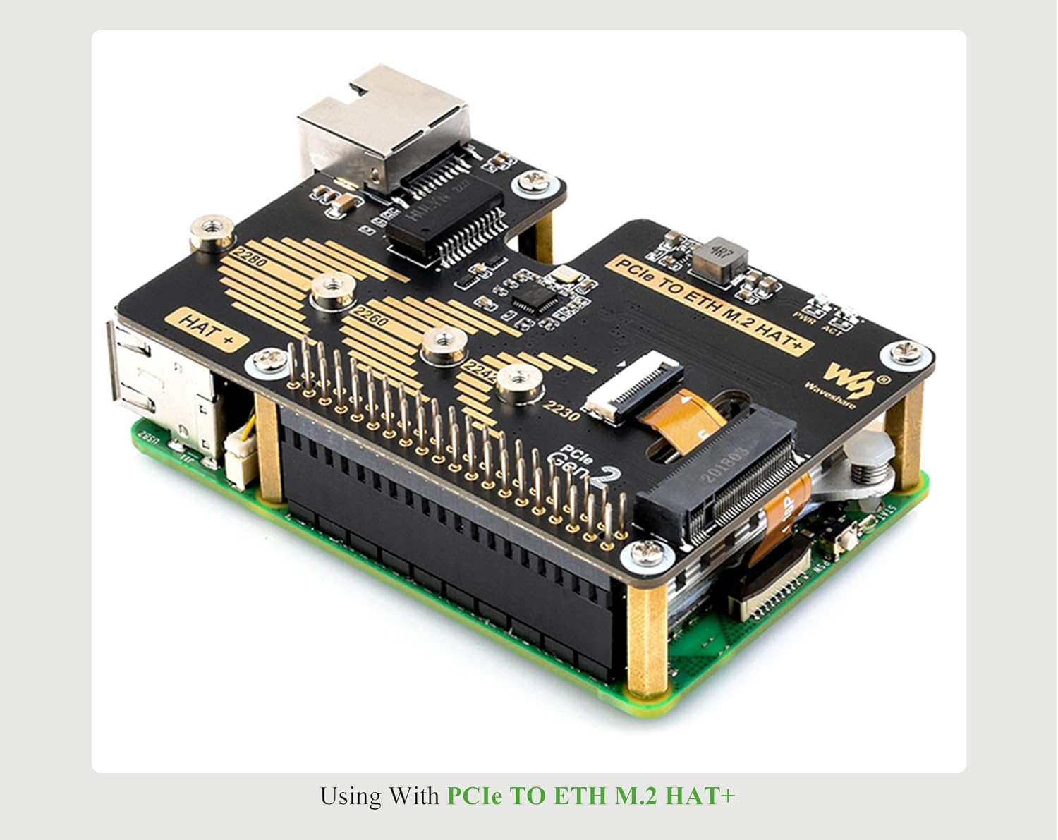 (2PCS) Pi 5 PCIe Flexible Cable Compatible with Raspberry Pi 5 PCIe Hats, 40mm Length