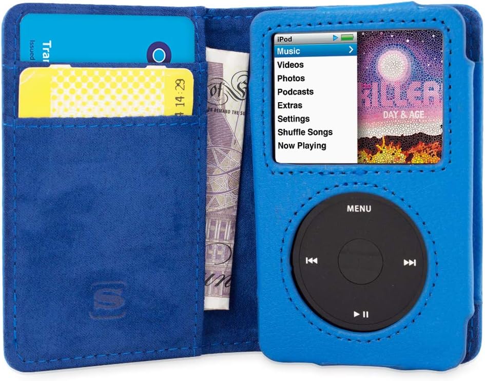 Snugg iPod Classic Case, Leather Flip iPod 7th Generation