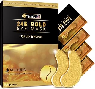 24 pares de parches de oro de 24 quilates par...