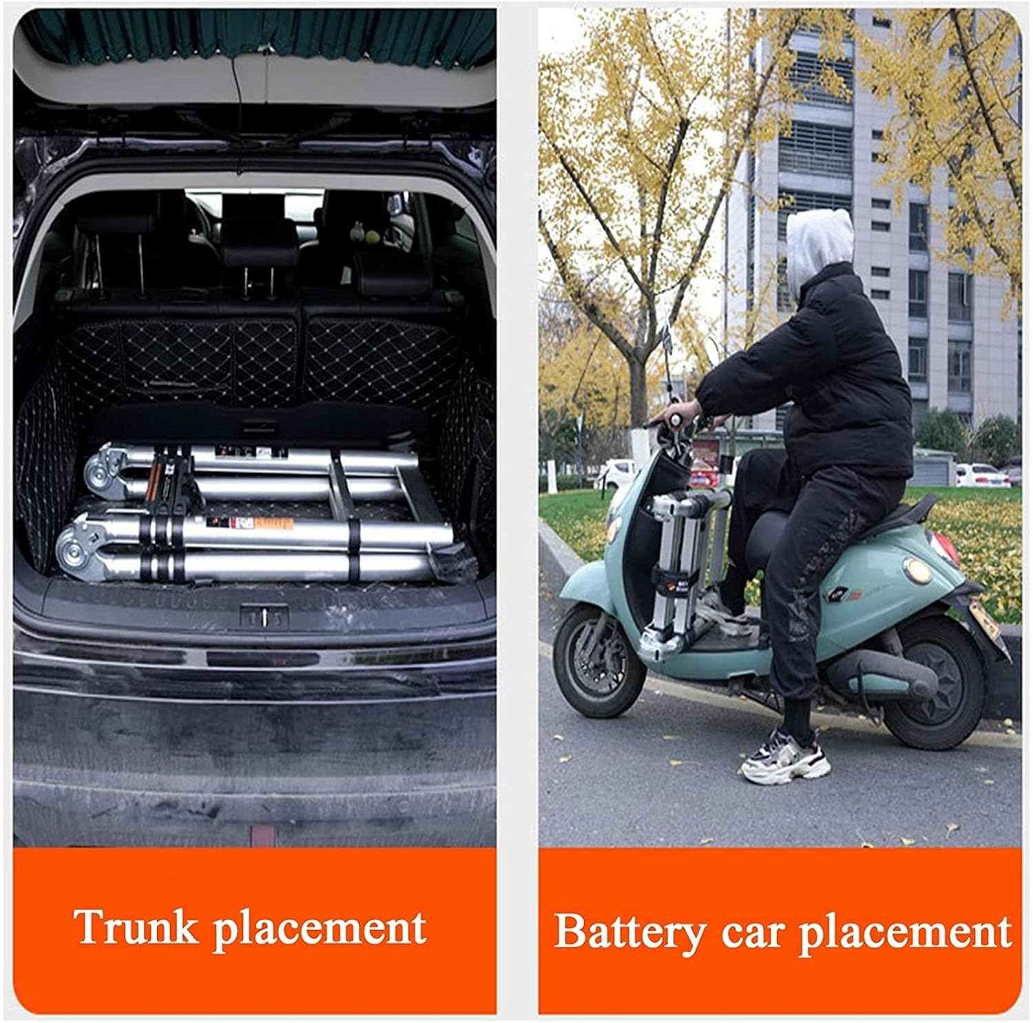 Telescoping Extension Ladder, Telescoping LadderOne Button Retraction Multi-Purpose Telescopic Collapsible Ladder with Non-Slip Feet Load 330lbs Aluminum Telescoping Ladder for HOU