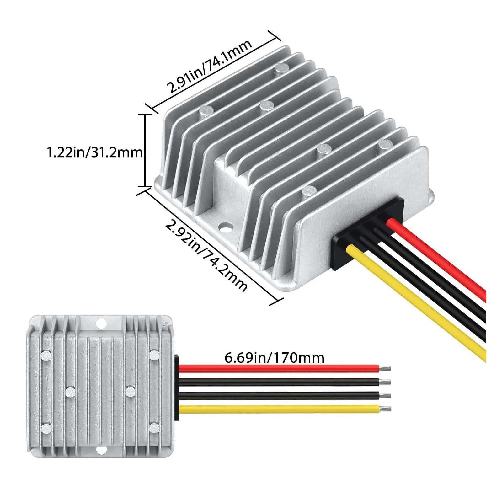 DC 24v to 12v Converter 30A 360W StepDown Converter Voltage Reducer