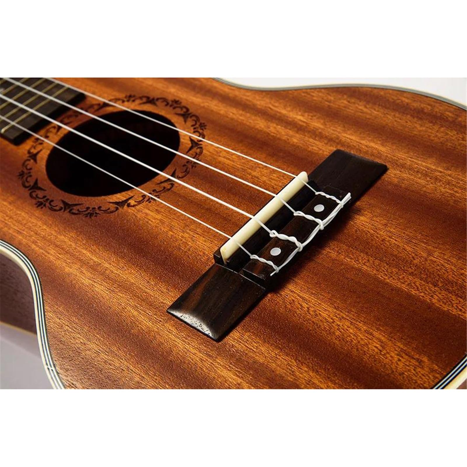 21 "Ukulele Gitara Hawajska Palisander Podstrunnica 4 Struny Mahoń Elektryczne Ukulele Z Przetwornikiem EQ Instrumenty Muzyczne(A)