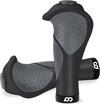 CyclingDeal Mountain Bike Grips Bicycle Handlebar Grips - Ergonomic Bike Grips Anti-Slip Design for MTB Grips - Soft Gel Bike Handlebar Grips - Quality Bike Handle Grips
