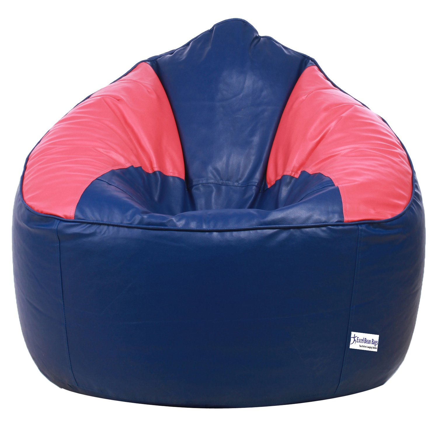 SATTVA Classy.Elegant.Stylish Mudha Sofa Bean Bag XXXL Cover Only Without Beans Dual Colour - Royal Blue Pink