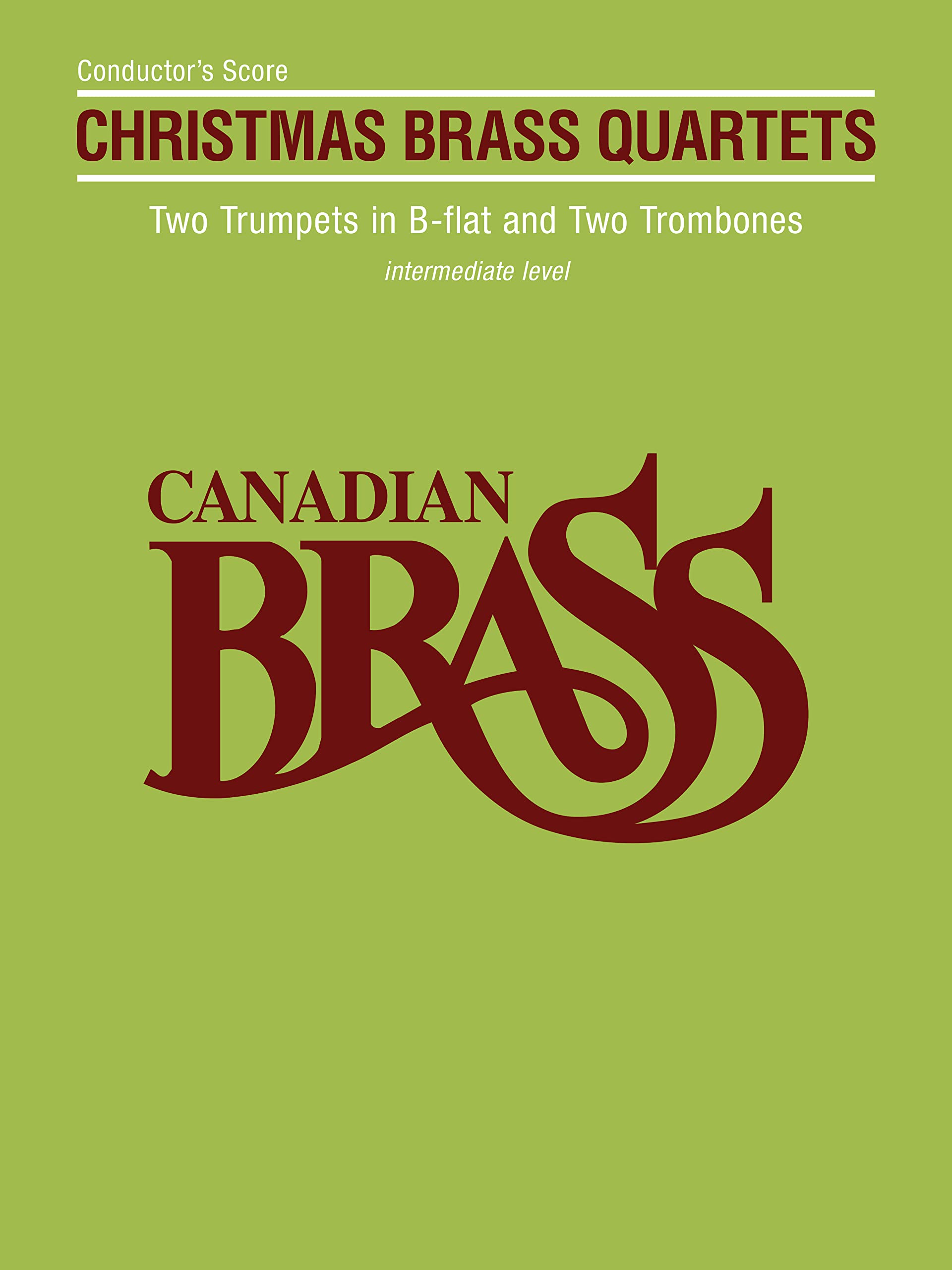 Christmas Quartets Canadian Brass partition direction quatuor cuivre