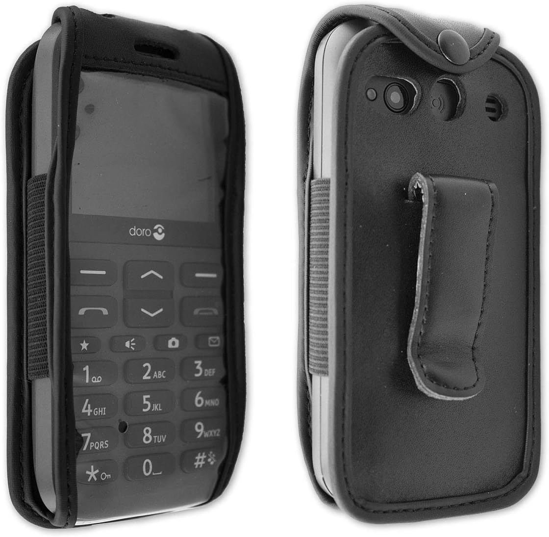 caseroxx Genuine Leather Belt Clip Case for Doro Morocco Ubuy