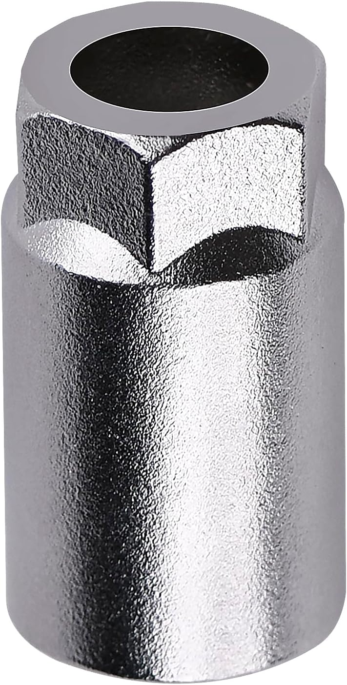 5/8" Spark Plug Socket Compatible with Headers, Snowmobiles, motoRcycles, Fits For Tight Clearance Areas (1-1/2" Long, 3/4" Hex on the Outside)