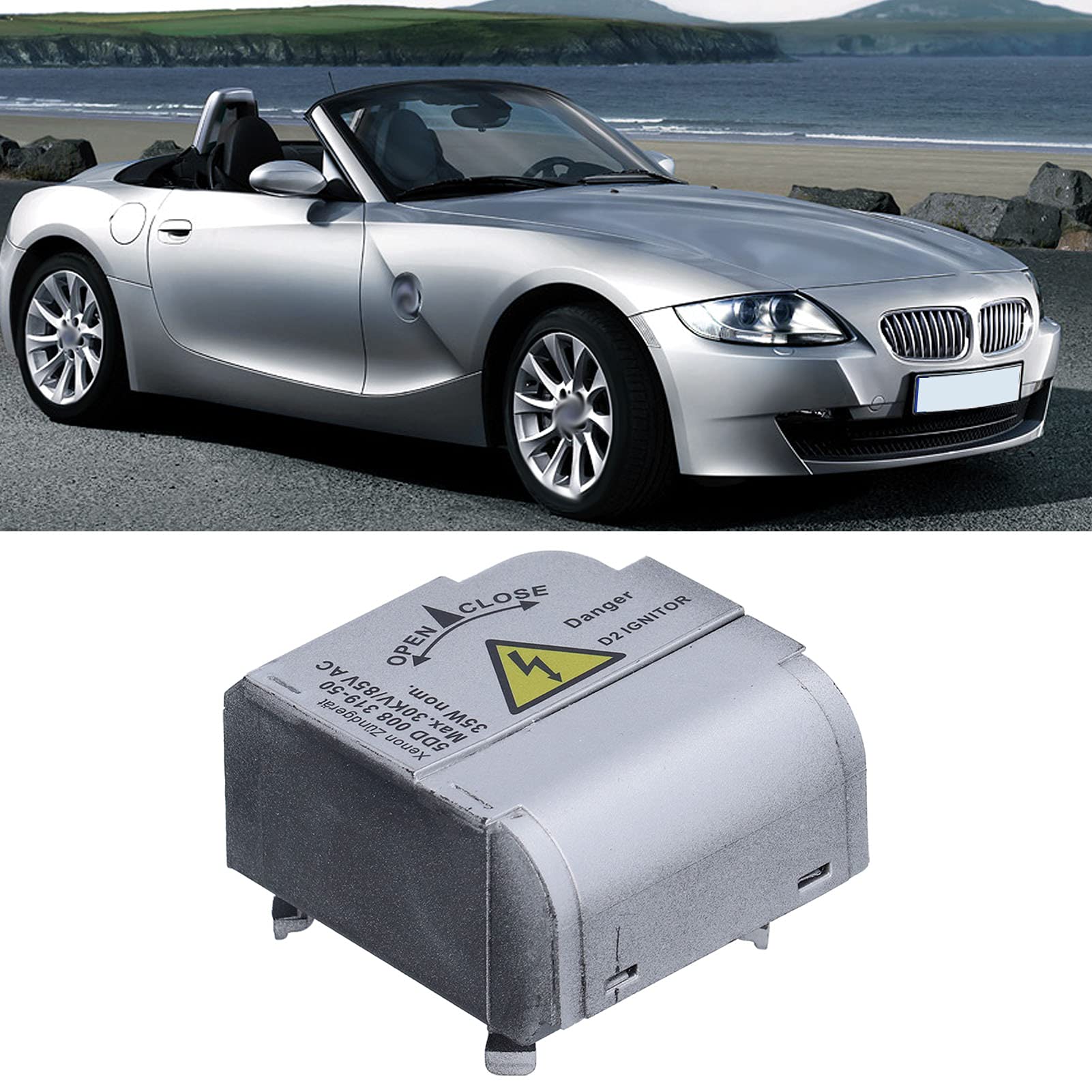 Para Xenon Ballast Xenon Módulo de Encendido de Faros Delanteros 5Dd00831950 Abs Silver Xenon Ballast Igniter 5Dd00831950 12V Silver Abs Fit Para Range for Rover