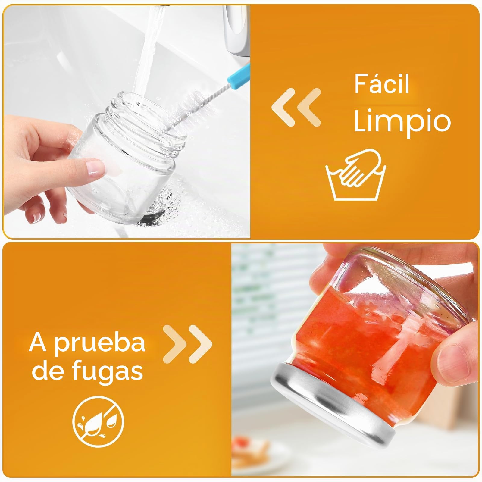 Mssushi 15 Tarros Pequeños De Cristal,Botes Cristal Pequeños,50ml Mini Botella De Vidrio Con Etiquetas Y Cuerda, Cepillo De Limpieza,Pegatina,Para Regalos De Boda,Especias,Hierbas,Mermeladas