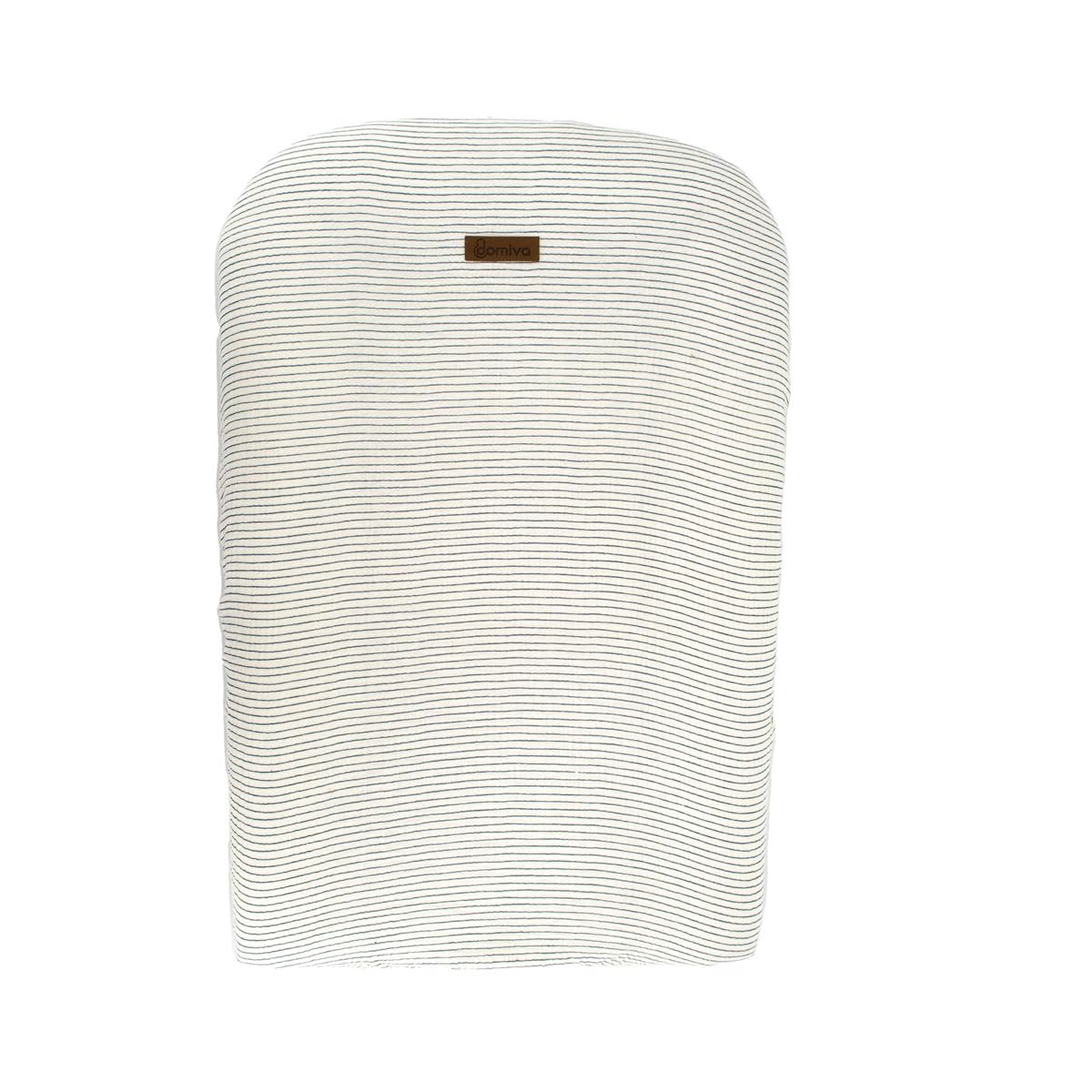 Domiva – Funda para cambiar pañales, 50 x 75 cm, rayas de gas de algodón