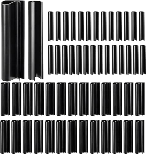 60 clips de cubierta de piscina de invierno para cubiertas de piscina sobre el suelo, 2 formas, pinzas para cubierta de piscina, abrazaderas de