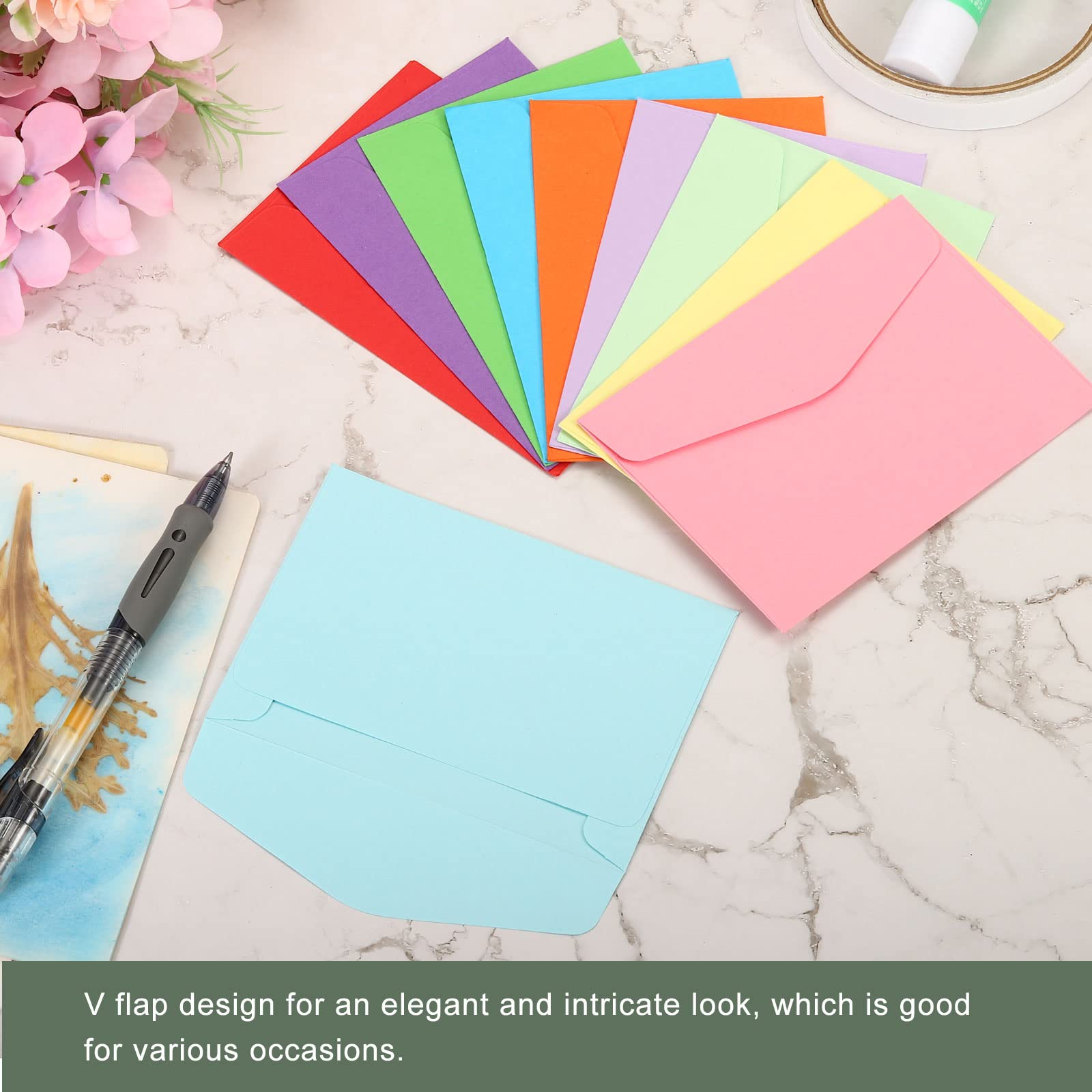 YOKIVE 100 Pack Gift Card Envelopes, Business Greeting Note, Black - Image 4