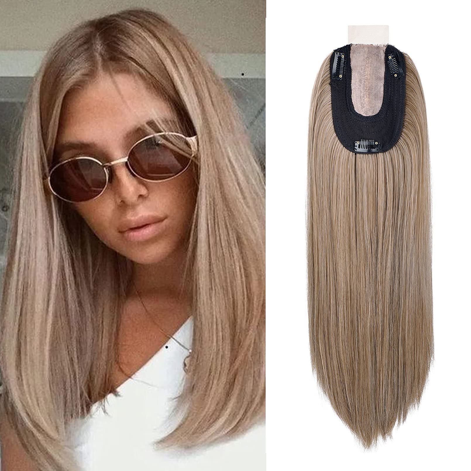 Buy SEIKEA 18" Clip in Hair Topper for Women Straight Hair Toppers