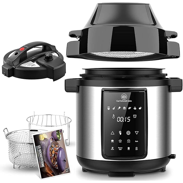 Buy 1829 CARL SCHMIDT SOHN 6Qt Pressure Cooker & Air Fryer Combo All