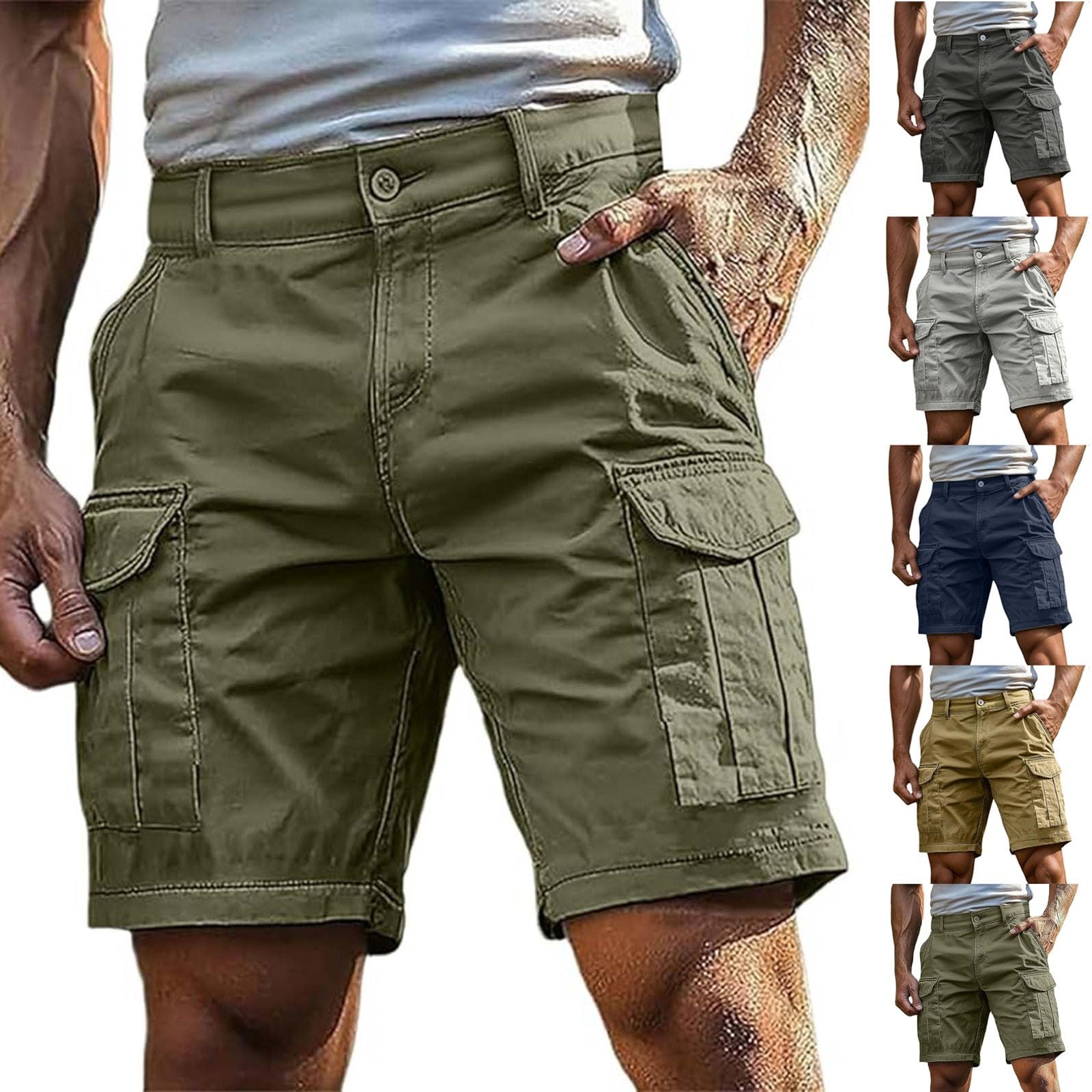 Short d'été classique pour homme idéal pour les randonnées et sorties nature