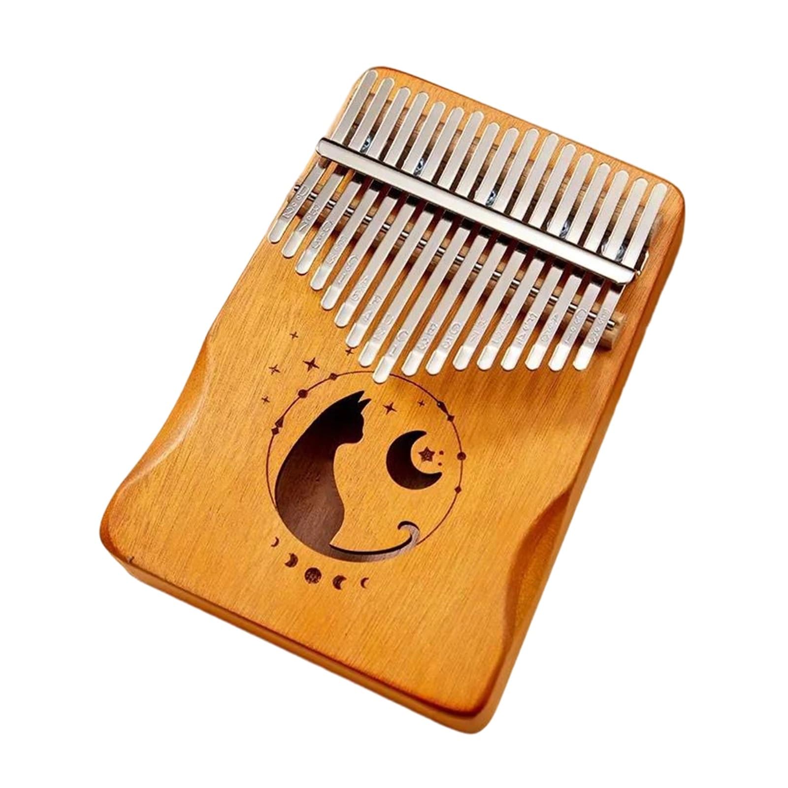 Profesjonalna Kalimba Kalimba Professional Fornir Z Litego Drewna 17 Klawiszowa Praktyka Gry Na Instrumencie Klawiszowym(3)