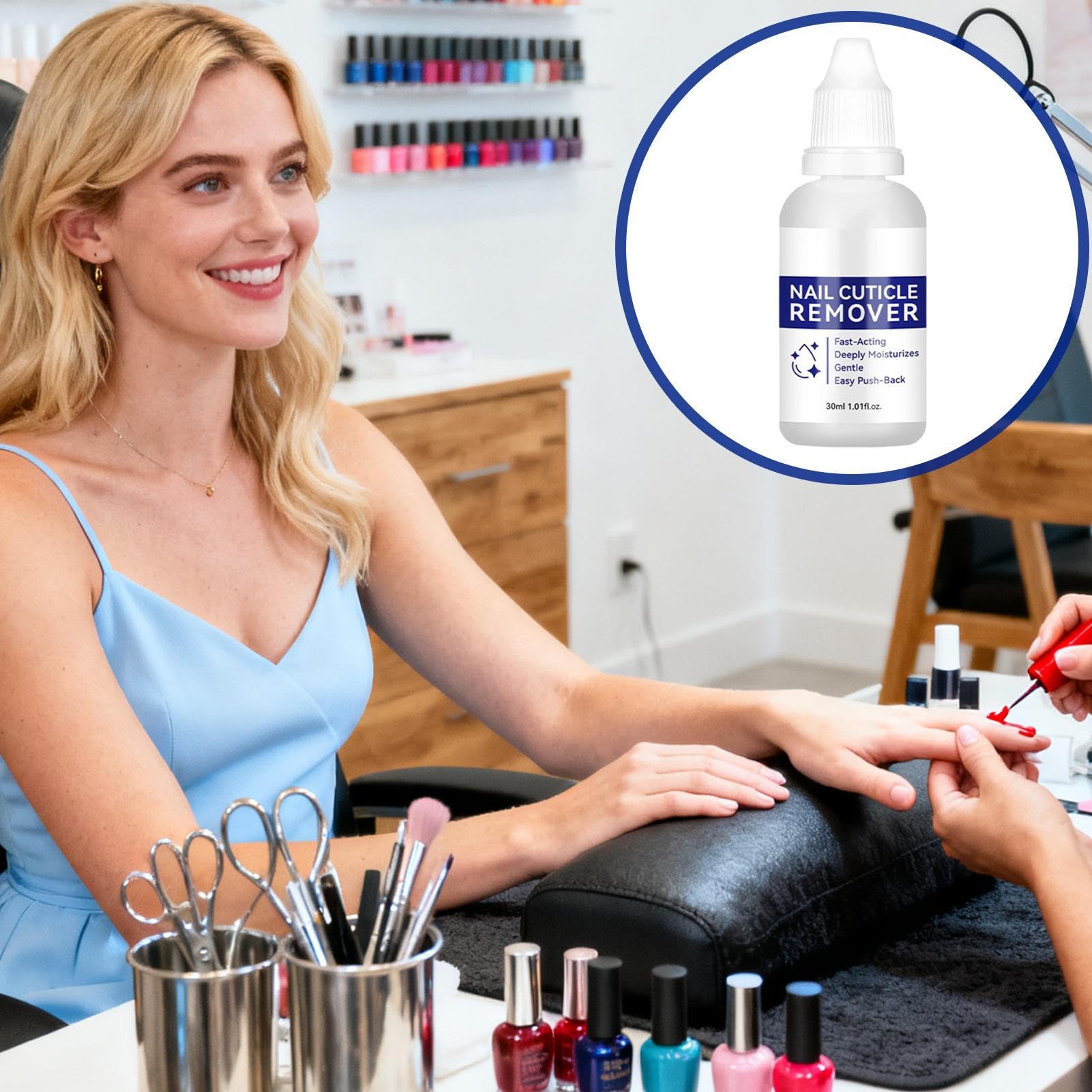 Środek do usuwania skórek, 30 ml płyn nawilżający z delikatną formułą, narzędzie do manicure do suchych rąk i stóp, funkcja kojąca, funkcja łatwego nakładania, narzędzie do pielęgnacji paznokci