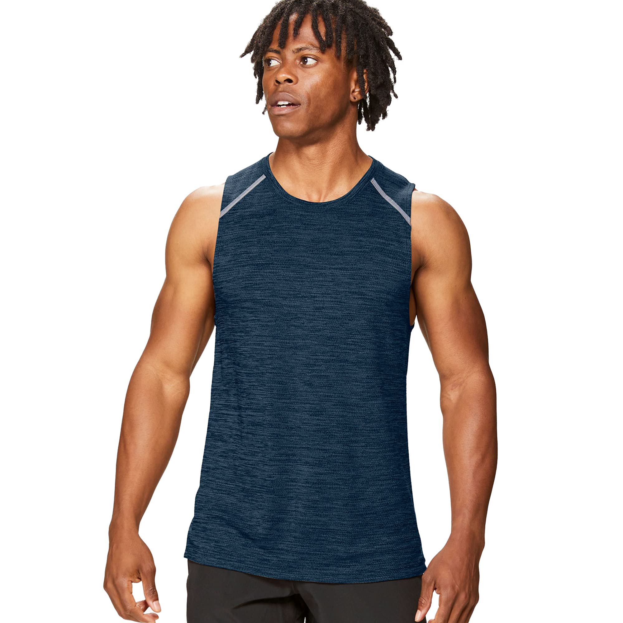 HYLETEReflex Gym Tank Tops for Men with Internal Lattice Lining
