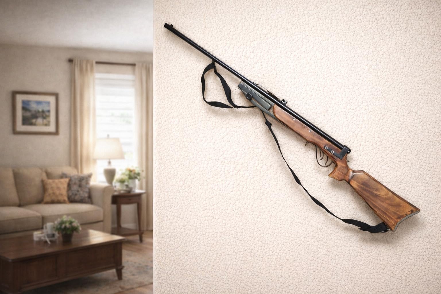 New Mughal Handicrafts Wooden Wall Hanging Vintage Rifle Showpiece – Royal Look Decorative Gun | Elegant Wooden & Wrought Iron Bandook for Home Décor ~ 33" Inch-image-30