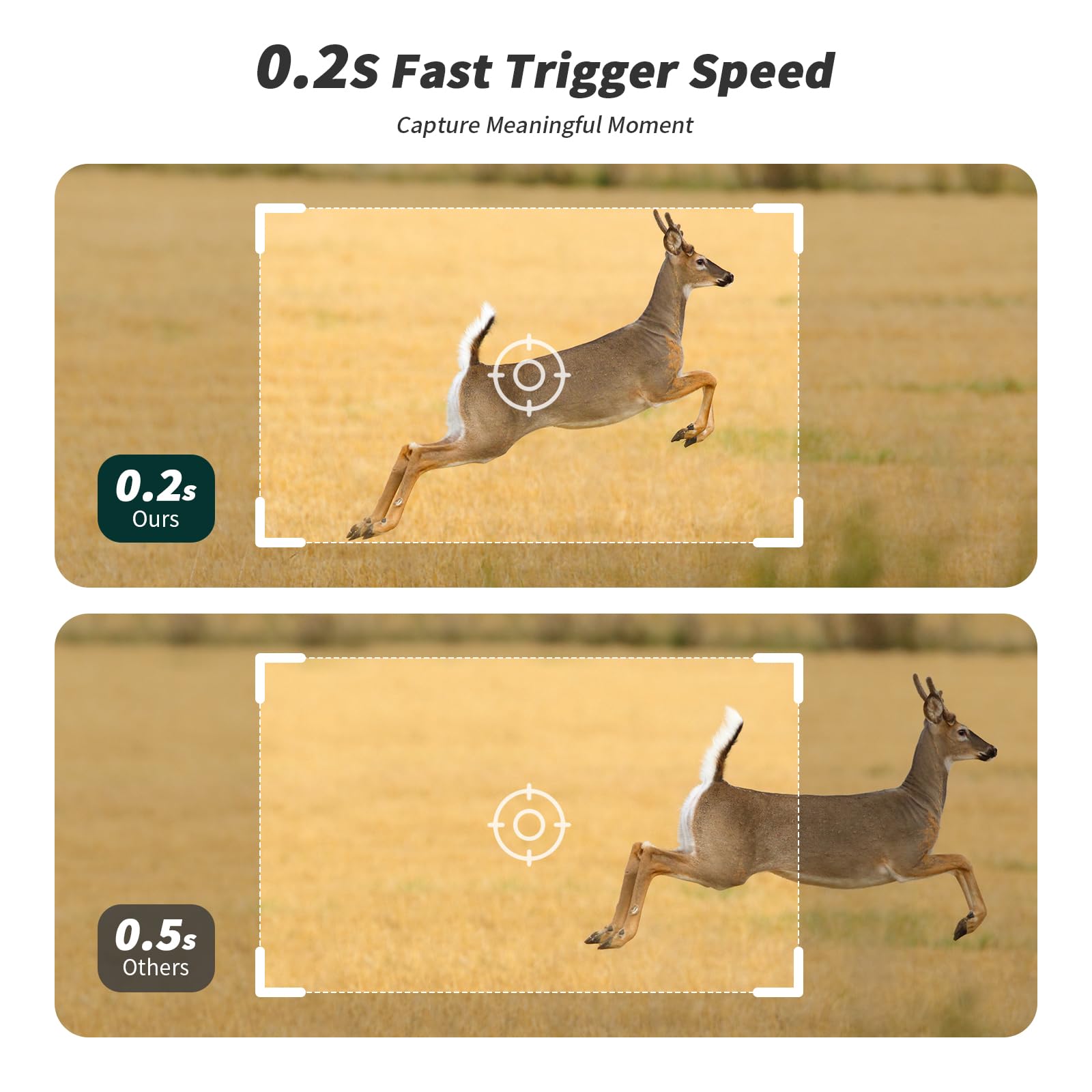 SEHMUA 4G LTE Cellular Trail Cameras 3rd Gen with Live Streaming, Game Camera Built-in SIM Card with Motion Activated 0.2s Trigger Time Solar Trail Camera IP66 Waterproof