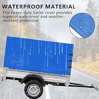 TAZZOR 600D Oxford Vízálló Ponyva Autótrailerhez 750kg 210x114x90cm 3