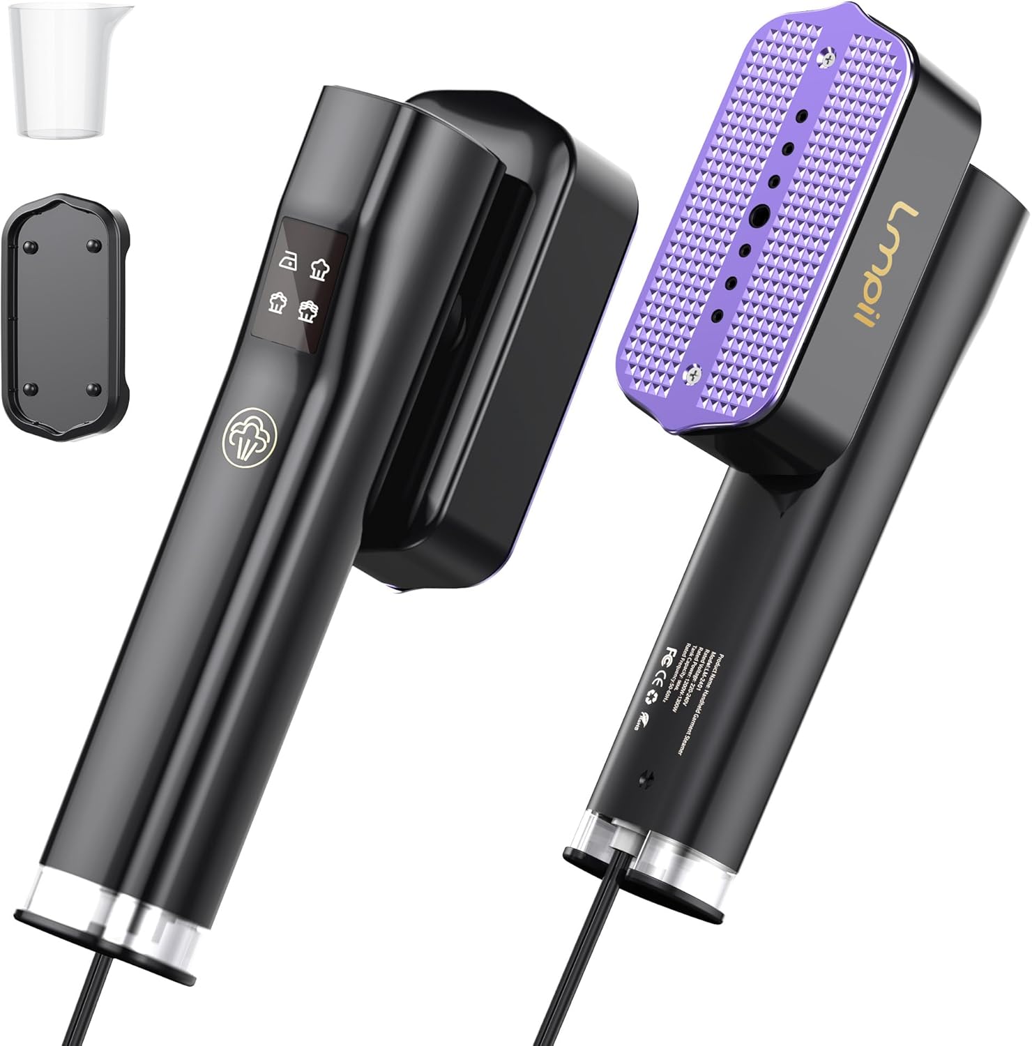 Steamer for Clothes, Handheld and Portable with 15-Second Heat-Up, 2-in-1 Steamer & Iron with Smart Touch Operation and 4 Modes, Suitable for All Fabrics, Ideal for Home & Travel