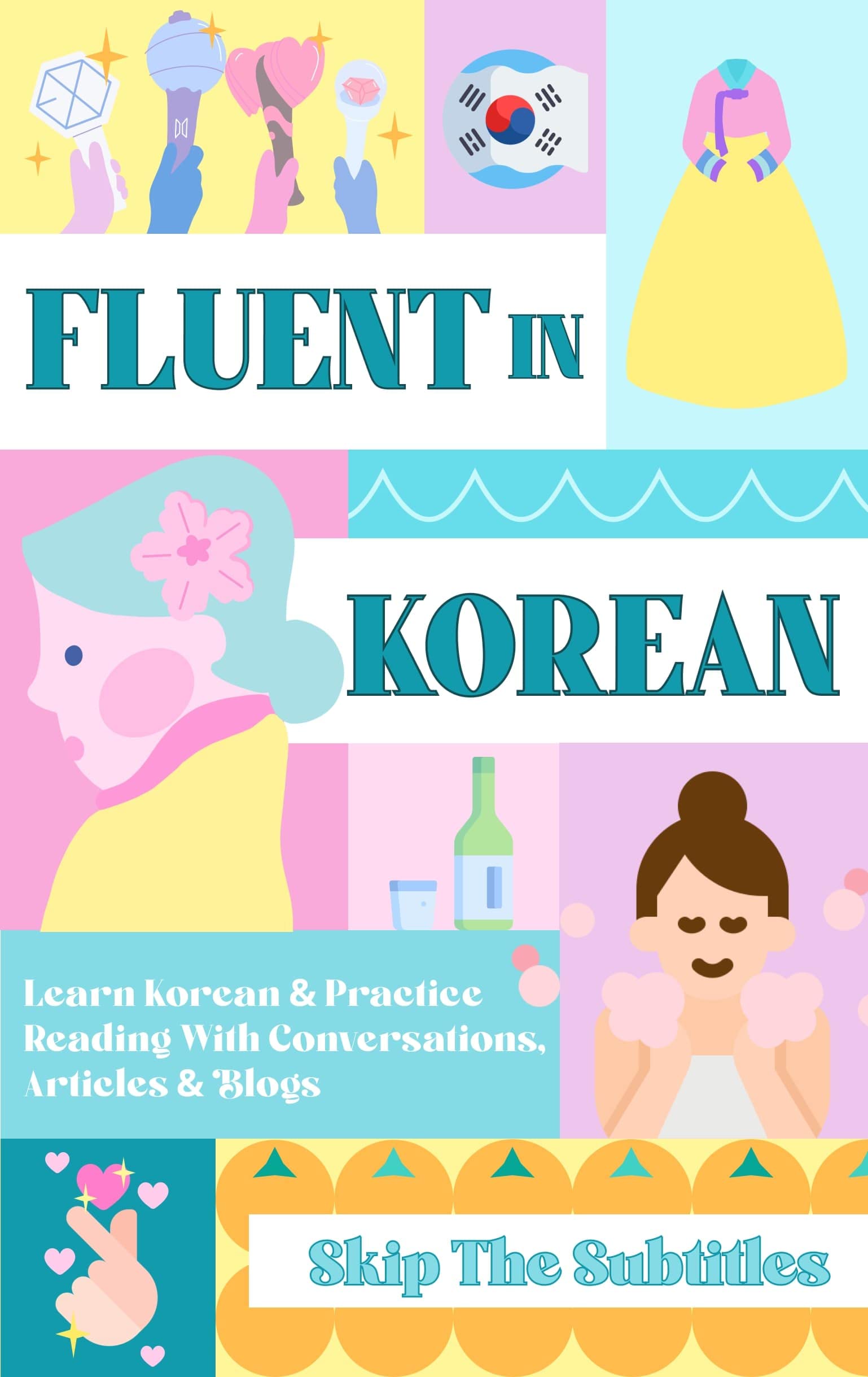 Fluent In Korean: Learn Korean & Practice Reading With Conversations, Articles & Blogs