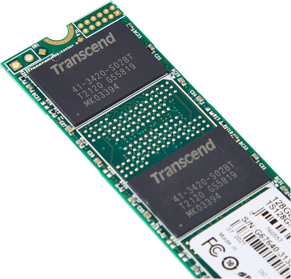 Transcend 110S, 128GB PCIe NVMe M.2-2280 Internal Solid State Drive thumbnail 3