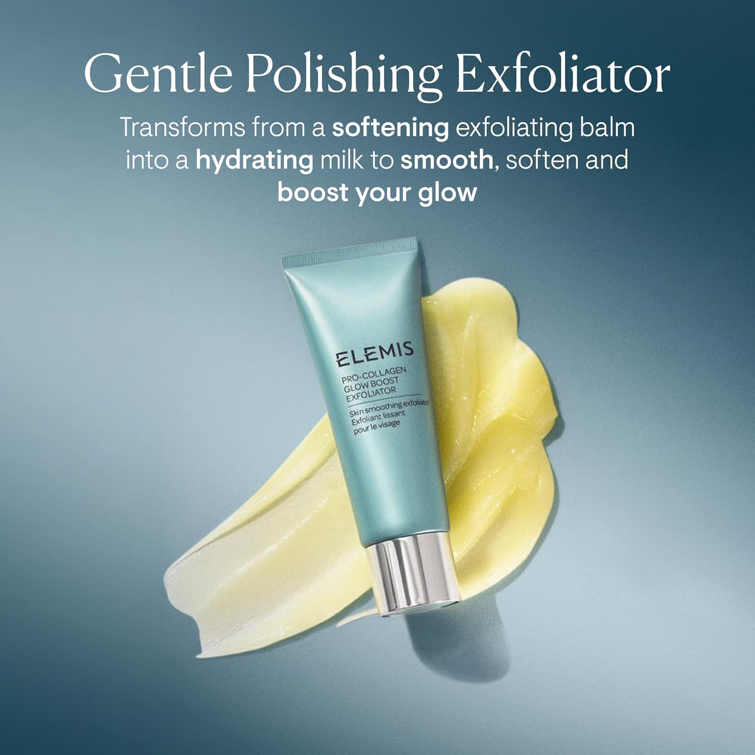 ELEMIS Pro-Collagen Glow Boost Exfoliator, Gentle Physical Facial Exfoliant Softens, and Polishes for Smooth, Glowing, Hydrated Skin, 100mL - Image 2