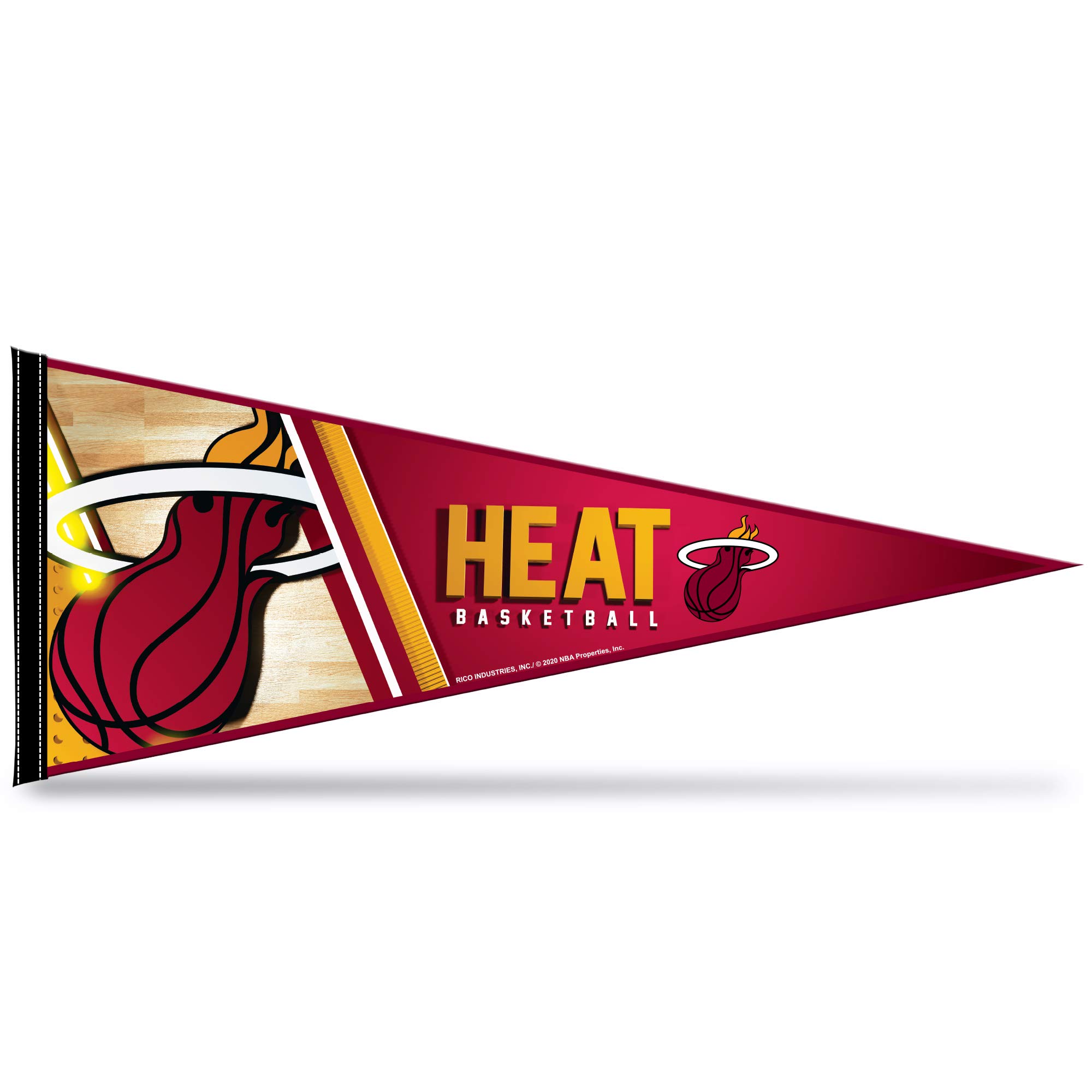 Rico Industries NBA Basketball 12" x 30" Felt Wall Décor Pennant - Great for Home/Bed Room/Man Cave Décor