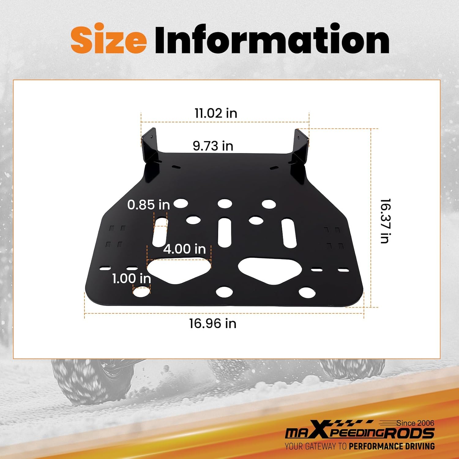 maXpeedingrods ATV Plow Mount Kit for Yamaha CF Moto 2002-2024